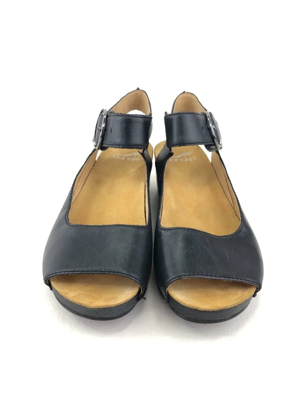 Dansko Tiana Peep Toe Wedge Sandals EUR 36